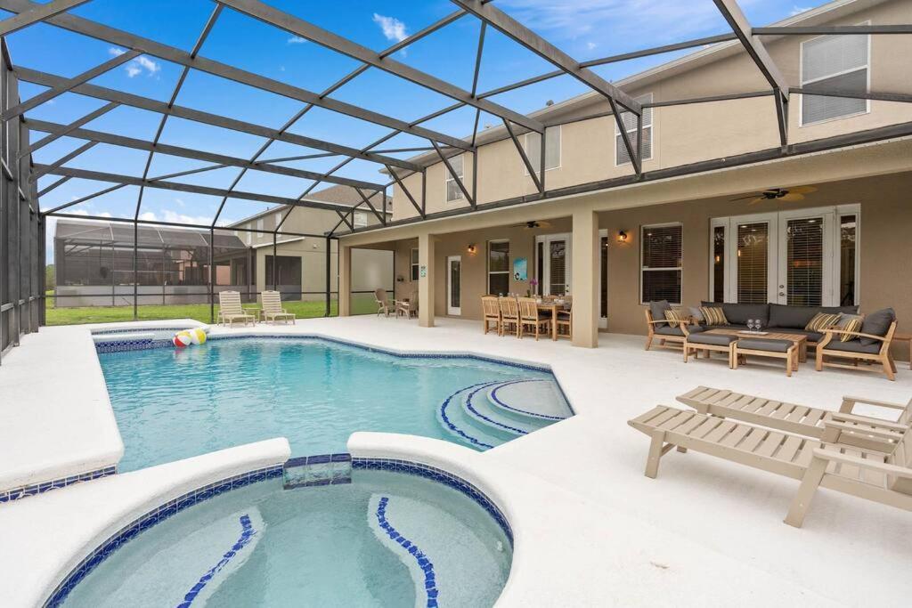 Lakeview W/8 Bedroom 5 Kingsuite 3 Miles To Disney Киссимми Экстерьер фото